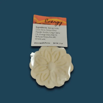 Energize Shower Steamer - Invigorating Blood Orange Aromatherapy - Handmade Tallow Soap in Hamilton, Ohio - Soapyfluffs