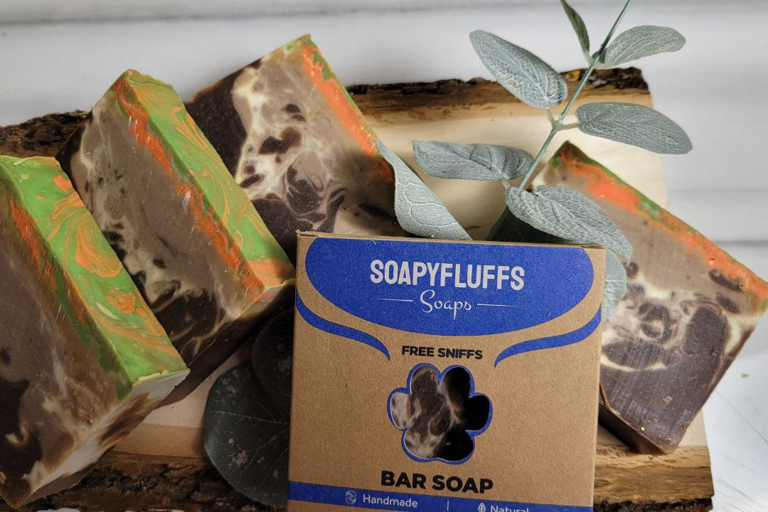 Carrot Cake Artisan Soap by Soapyfluffs – Luxurious Fragranced with Vanilla & Spice