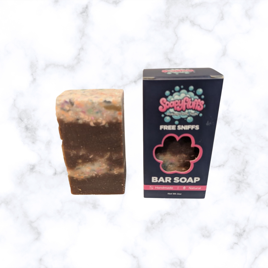 Carrot Cake Confetti | Spiced Carrot Tallow Soap - Handmade Tallow Soap in Hamilton, Ohio - Soapyfluffs