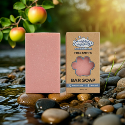 Candy Apple Tallow Soap - Sweet Apple & Cinnamon Deeply Moisturizing Bar - Handmade Tallow Soap in Hamilton, Ohio - Soapyfluffs