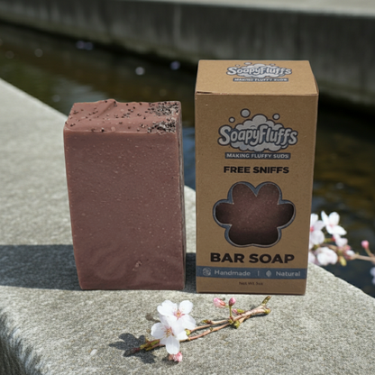 BARE Wild Lavender Shampoo Bar - Chemical-Free Tallow Hair & Body Wash - Handmade Tallow Soap in Hamilton, Ohio - Soapyfluffs