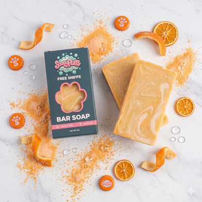 Orange Soda Pop | Vanilla & Orange Tallow Soap - Handmade Tallow Soap in Hamilton, Ohio - Soapyfluffs
