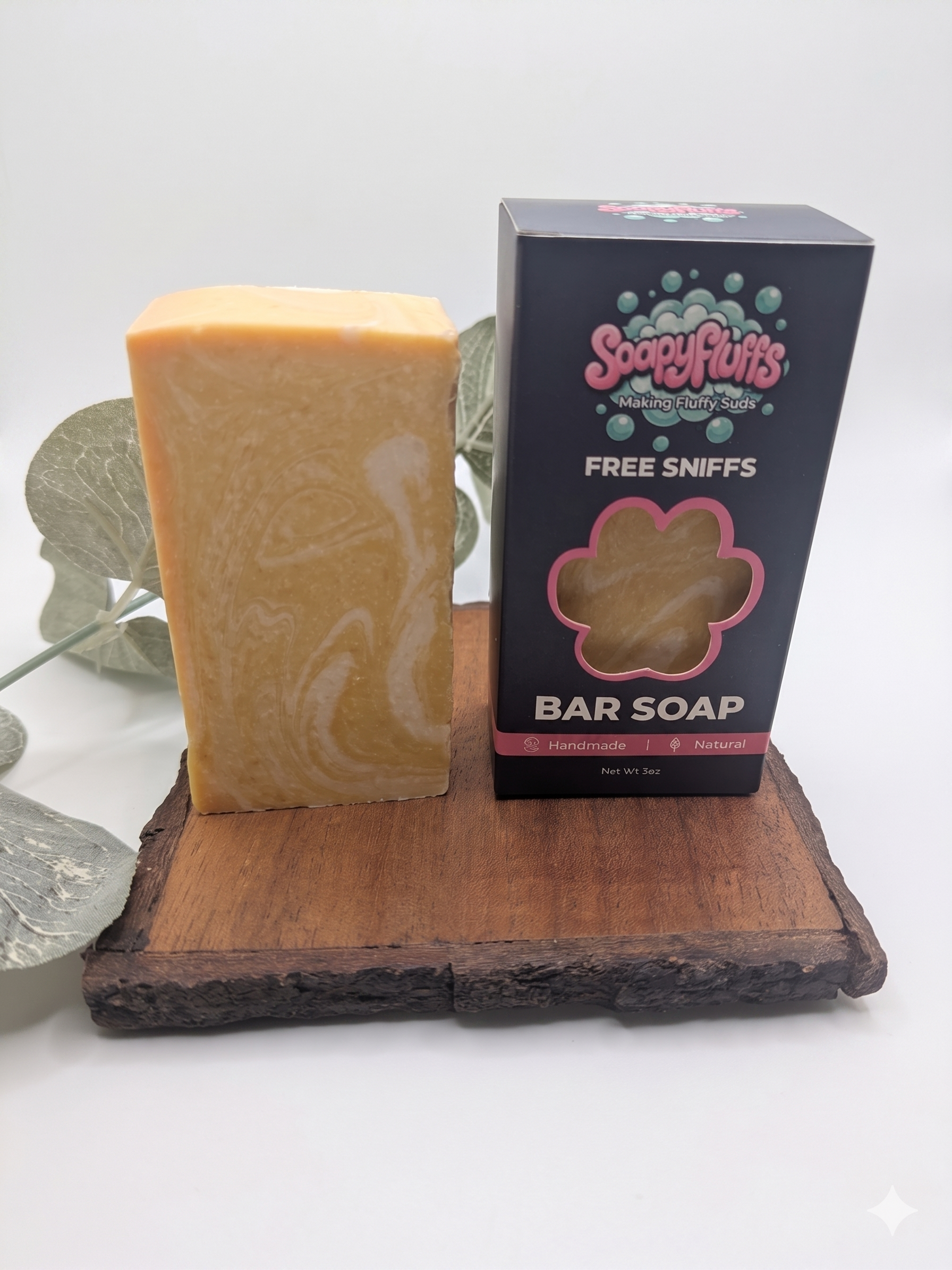 Orange Soda Pop | Vanilla & Orange Tallow Soap - Handmade Tallow Soap in Hamilton, Ohio - Soapyfluffs