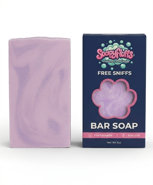 Cherry Blossom Artisan Soap – Cherry & Vanilla | Floral Handmade Bar Soapyfluffs