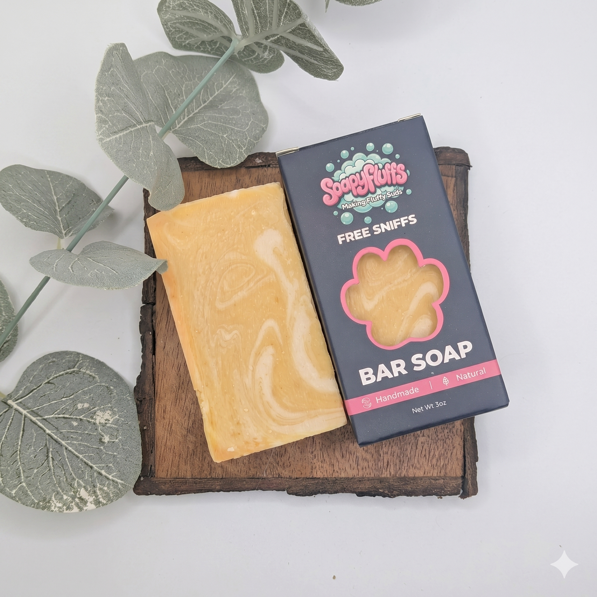 Orange Soda Pop | Vanilla & Orange Tallow Soap - Handmade Tallow Soap in Hamilton, Ohio - Soapyfluffs