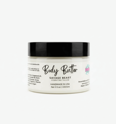 Savage Beast Tallow Body Butter - Handmade Tallow Soap in Hamilton, Ohio - Soapyfluffs