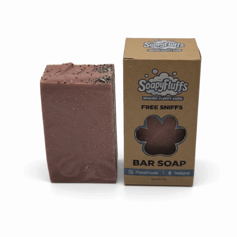 BARE Wild Lavender Shampoo Bar - Chemical-Free Tallow Hair & Body Wash - Handmade Tallow Soap in Hamilton, Ohio - Soapyfluffs