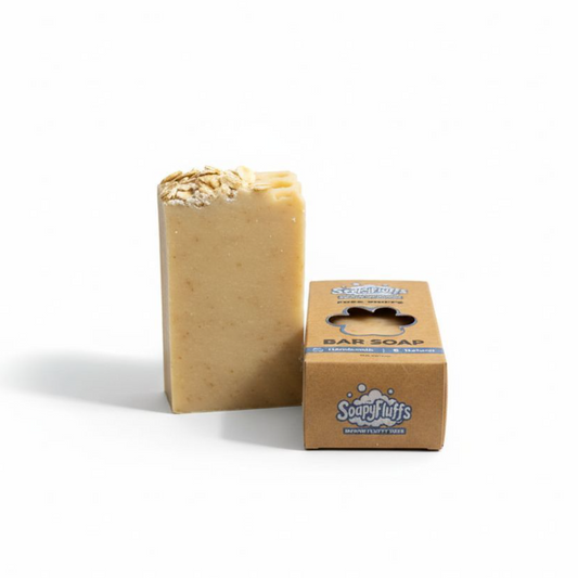Oat Milk & Honey Tallow Soap - Eczema-Safe & Deeply Moisturizing Sensitive Skin Bar