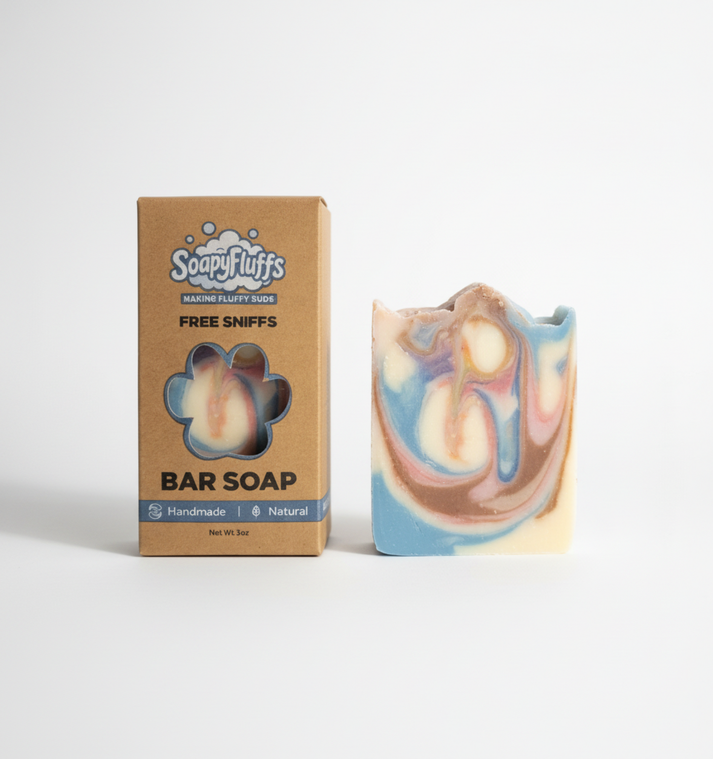 Jaw Breaker Tallow Soap - Sweet Candy Scent & Non-Toxic Kid-Friendly Bar - Handmade Tallow Soap in Hamilton, Ohio - Soapyfluffs