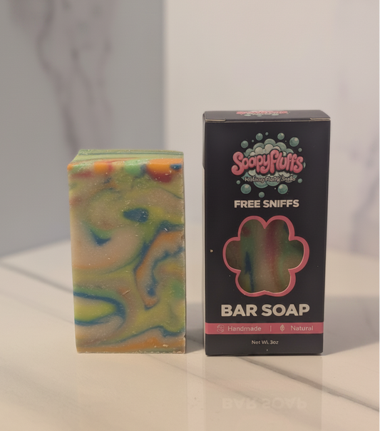 Free Sniffs Bar Soap – Professional Product Photo