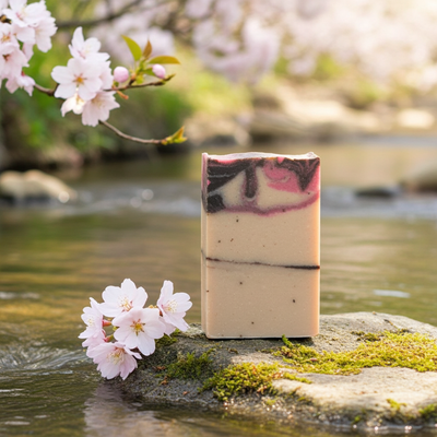 Black Raspberry Vanilla Tallow Soap - Sweet Berry & Creamy Moisturizing Bar - Handmade Tallow Soap in Hamilton, Ohio - Soapyfluffs