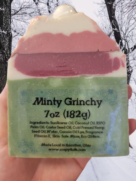 Minty Grinchy - Soapyfluffs