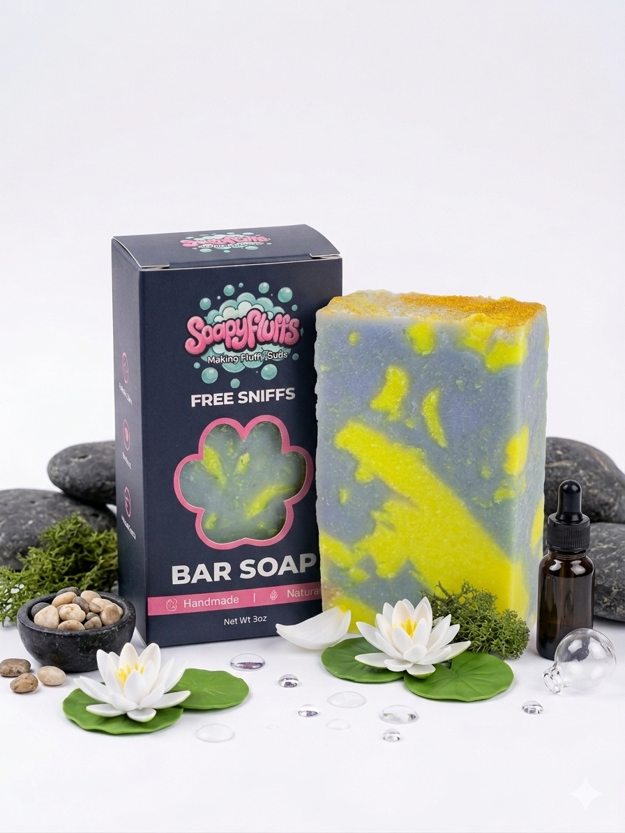 Stormy Rain Artisan Soap – Wisteria & Musk | Fresh Handmade Bar Soapyfluffs