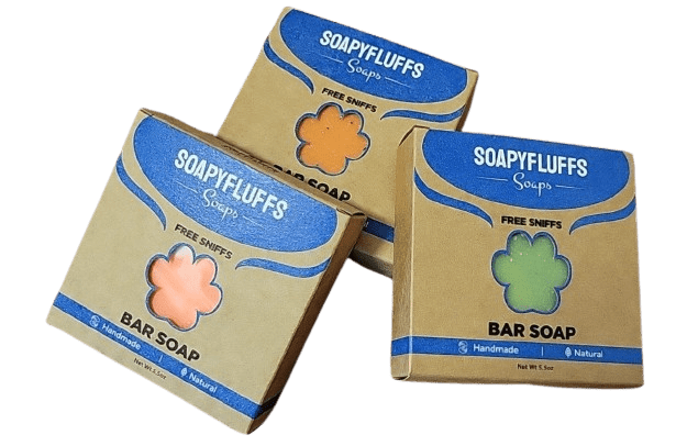 SoapyFluffs Deluxe Gift Box 6 - Soap Box (Subscribe & Save) - Soapyfluffs