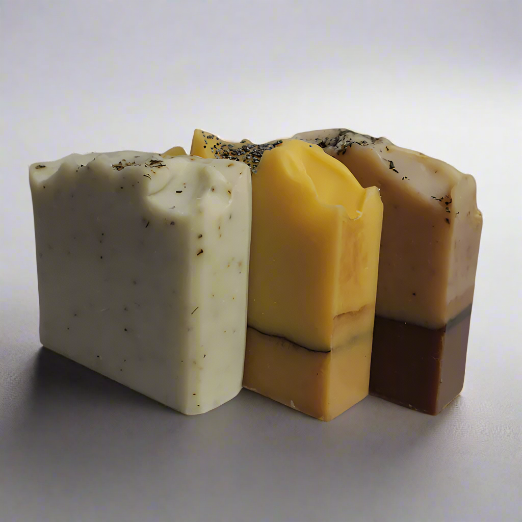 Unscented Natural Soap Bar - Hypoallergenic & Fragrance - Free - Soapyfluffs