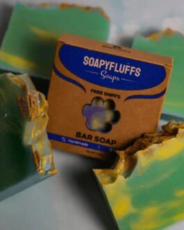 Stormy Rain Artisan Soap by Soapyfluffs – Luxurious Fragranced with Wisteria & Musk