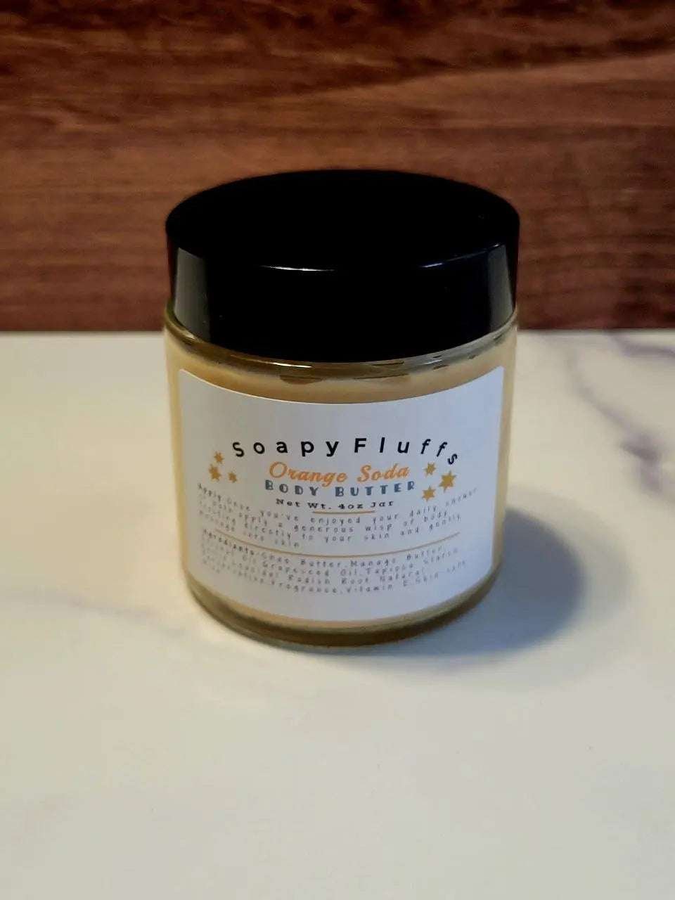 Orange Soda Pop- Ultra-Hydrating Triple Butter Body Cream - Soapyfluffs