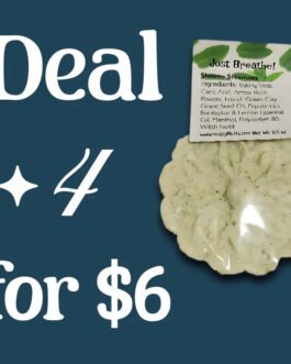 Shower Steamer – Just Breathe (4 count)