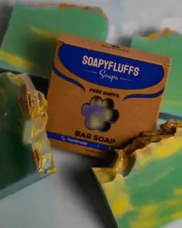Stormy Rain Artisan Soap by Soapyfluffs – Luxurious Fragranced with Wisteria & Musk